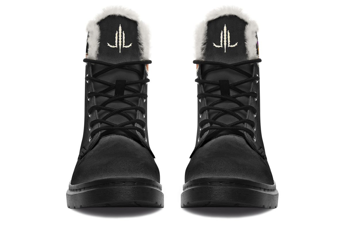 Blooming Girl Head Comfy Boots