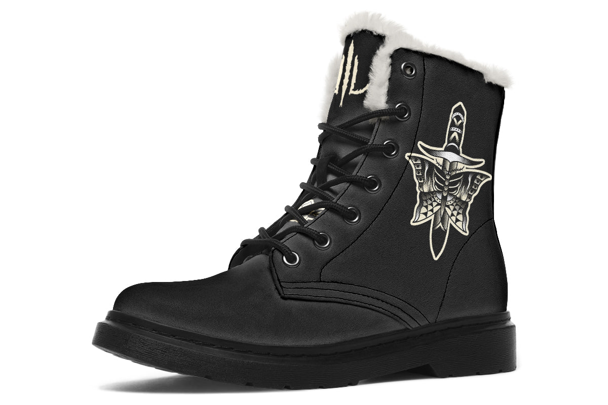 Butterfly Knife Comfy Boots