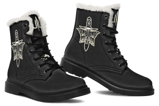 Butterfly Knife Comfy Boots