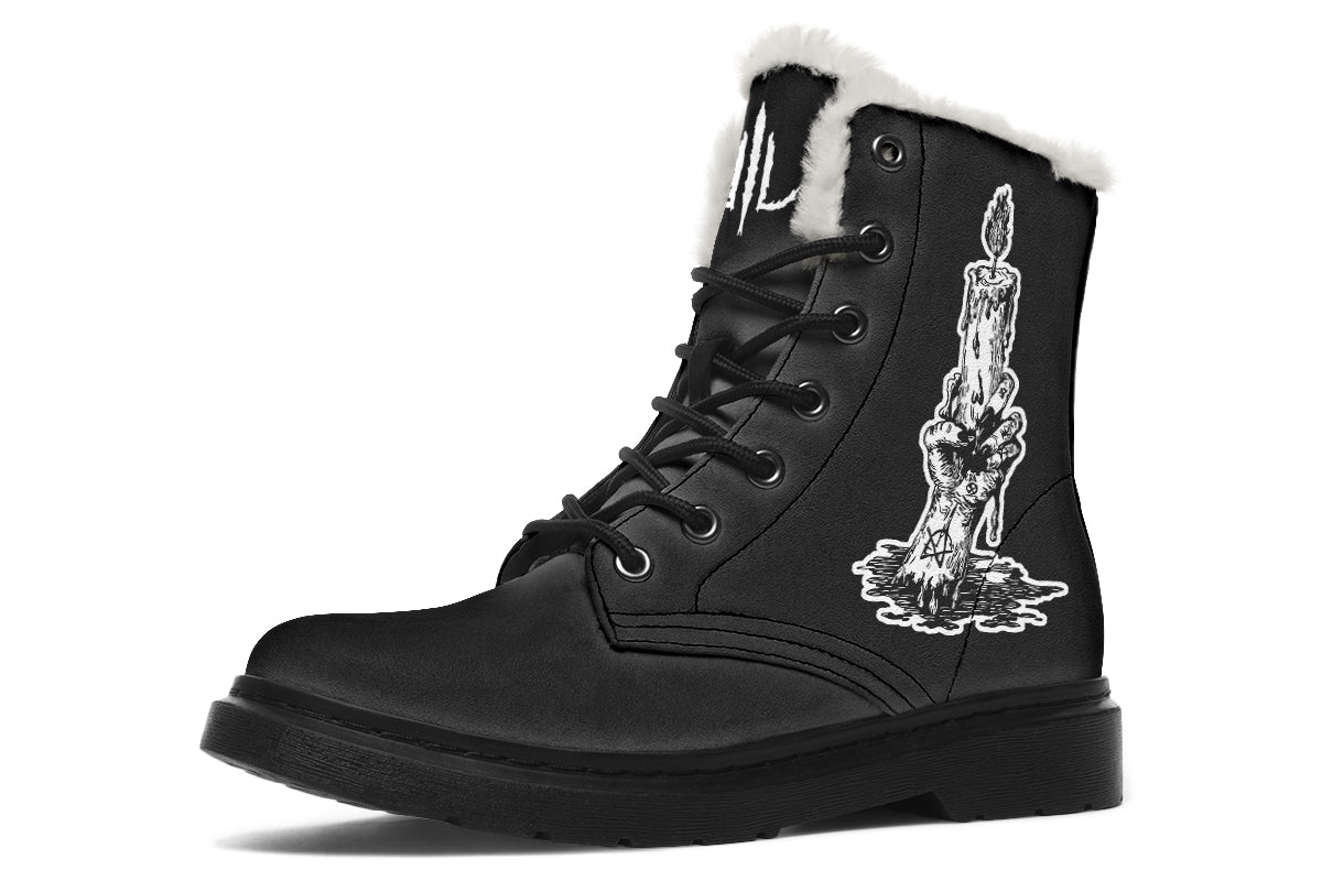 Candle Of Devotion Comfy Boots - Last Light Apparel