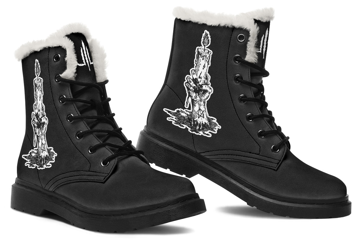 Candle Of Devotion Comfy Boots - Last Light Apparel