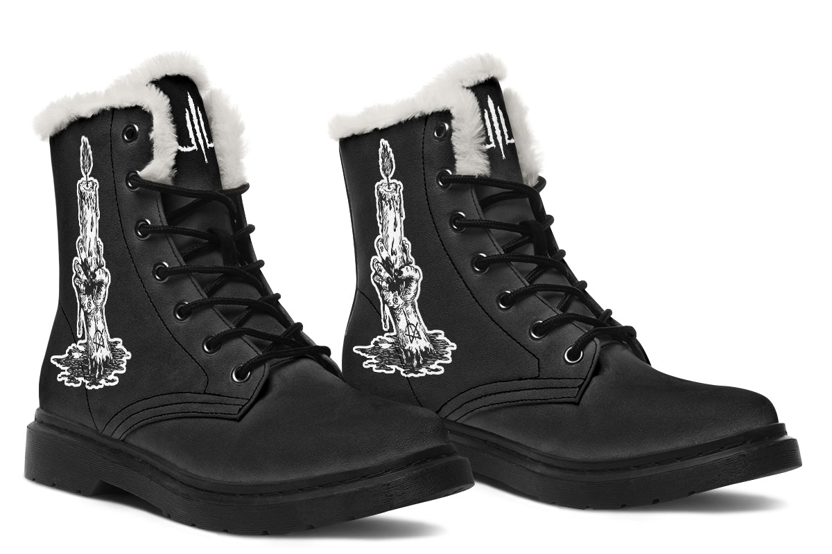 Candle Of Devotion Comfy Boots - Last Light Apparel