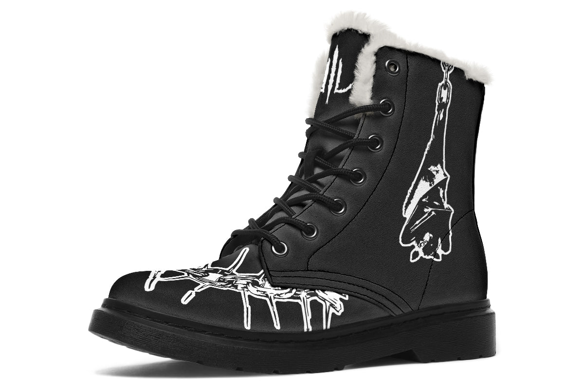 Chained Bats Comfy Boots - Last Light Apparel