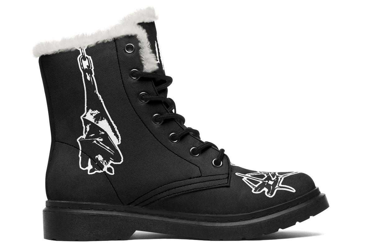 Chained Bats Comfy Boots - Last Light Apparel