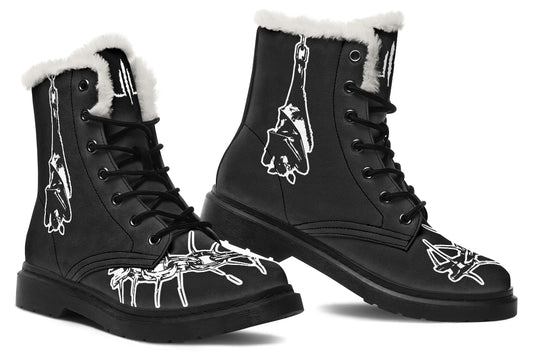 Chained Bats Comfy Boots - Last Light Apparel