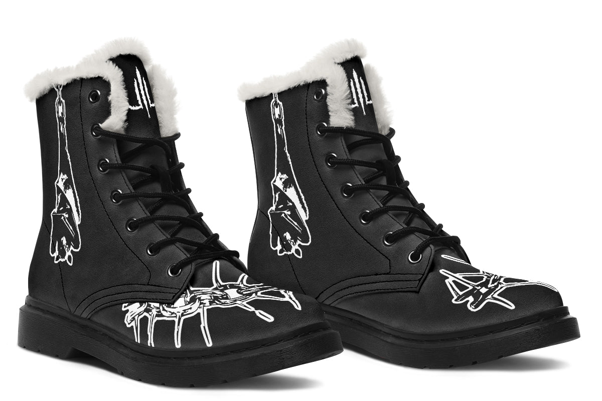 Chained Bats Comfy Boots - Last Light Apparel