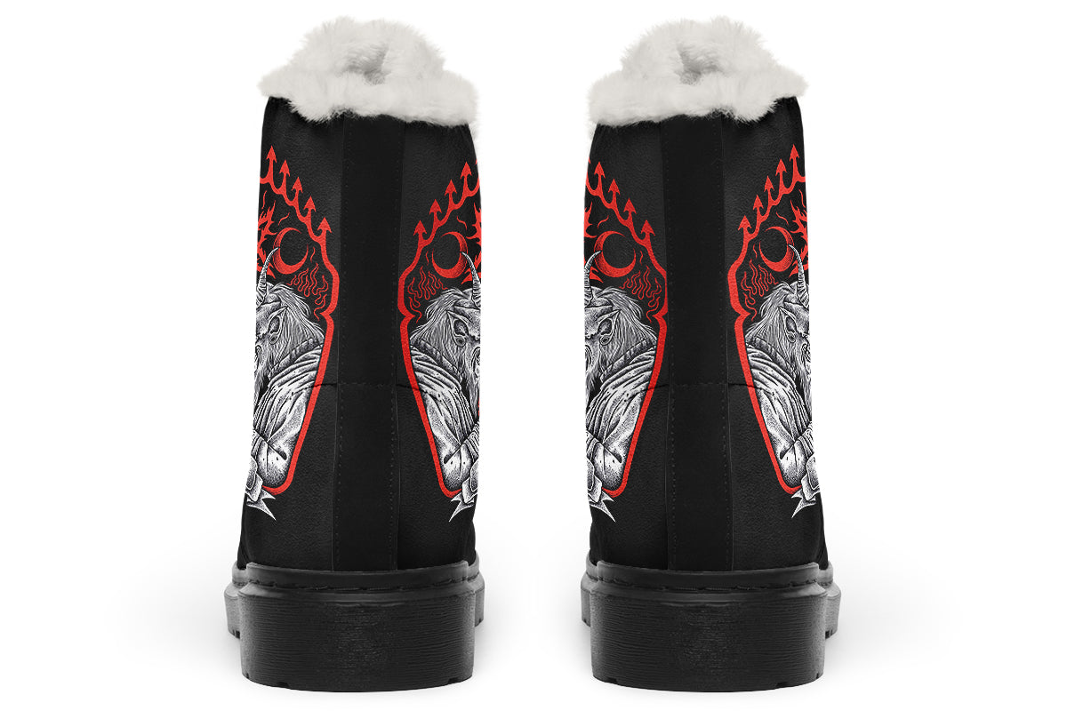 Cheers The Devil Comfy Boots