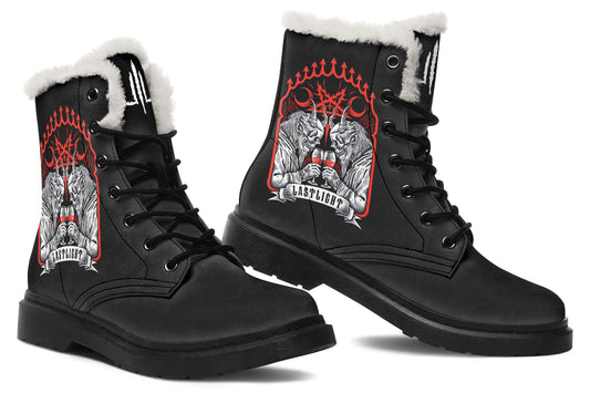 Cheers The Devil Comfy Boots