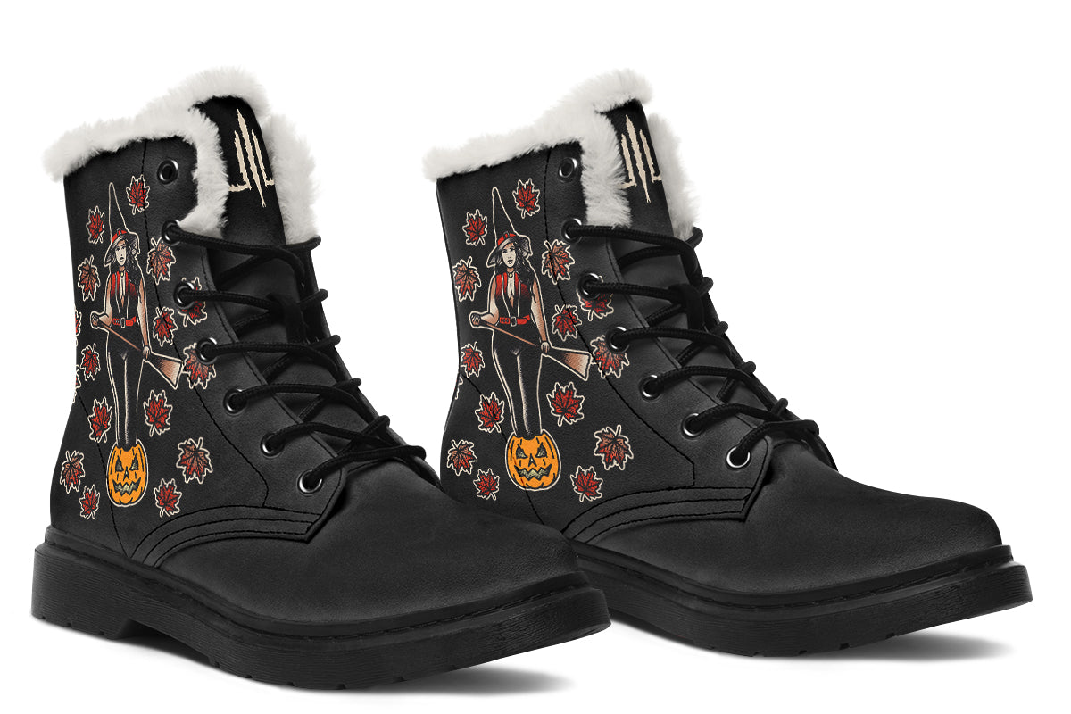 Fall Witch Comfy Boots