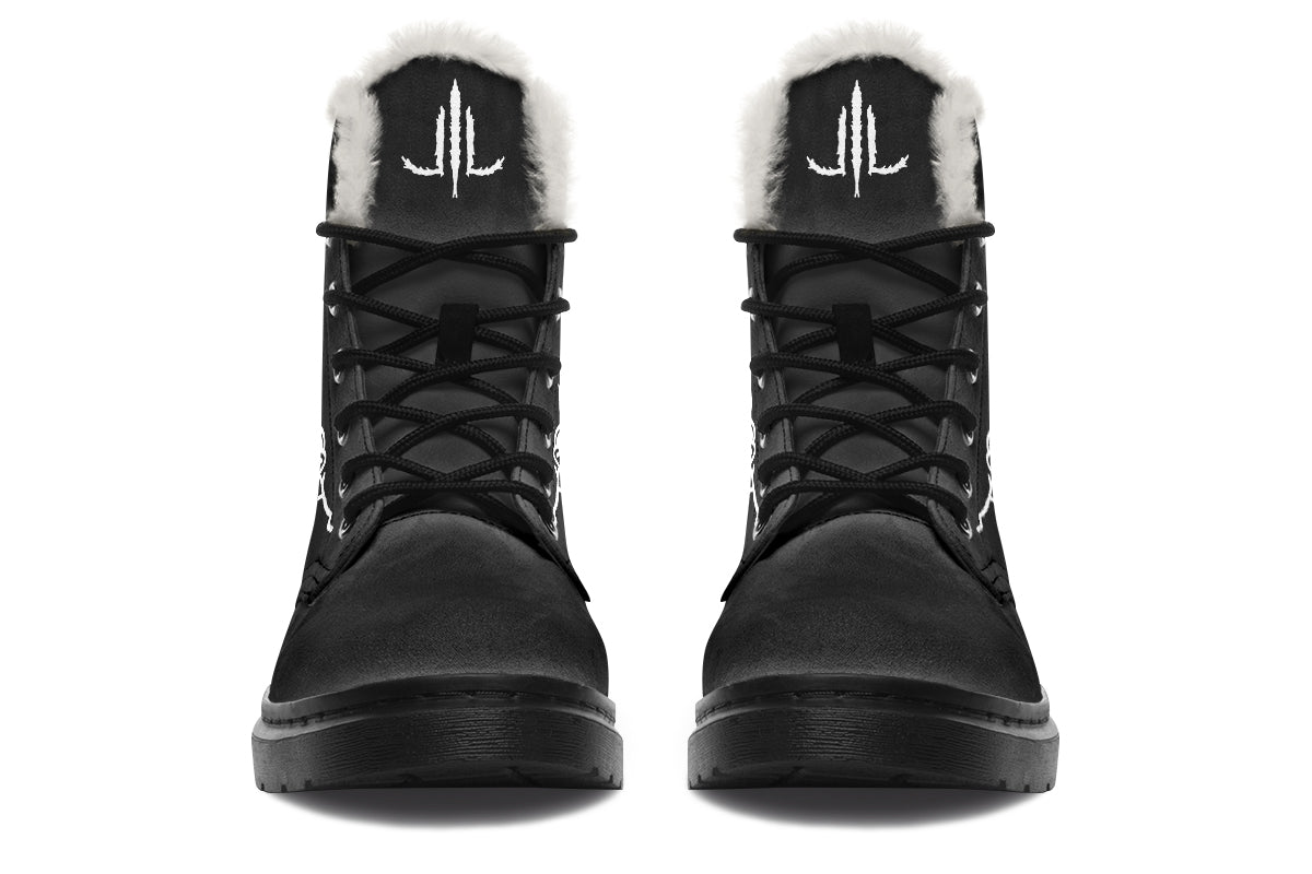 Flower Ghost Comfy Boots