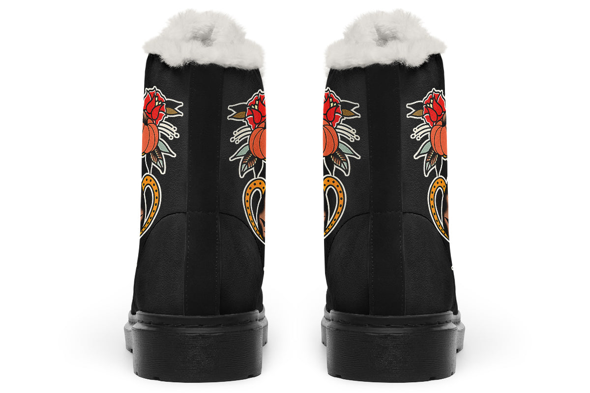 Halloween Vase Comfy Boots