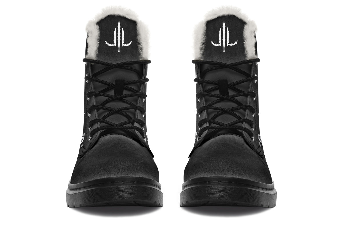 Hannya Mask Comfy Boots