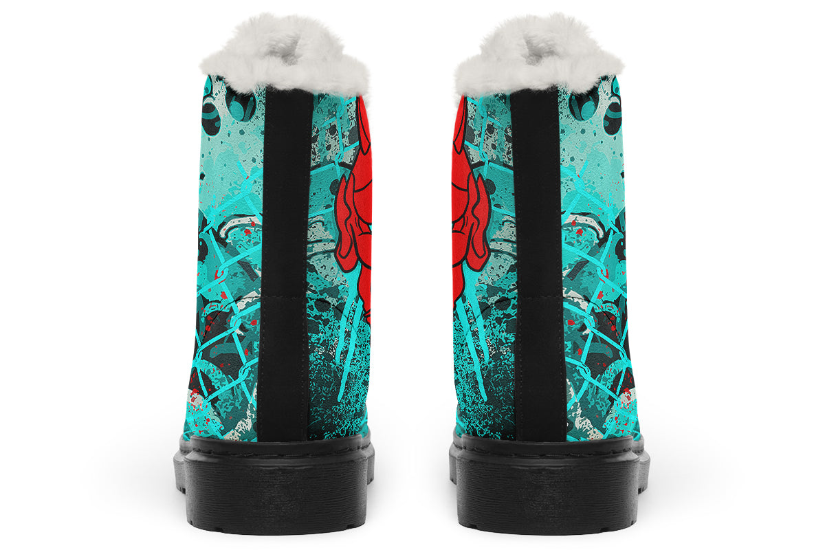 Hannya Waves Comfy Boots