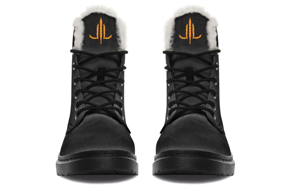 Jack O Lantern Comfy Boots