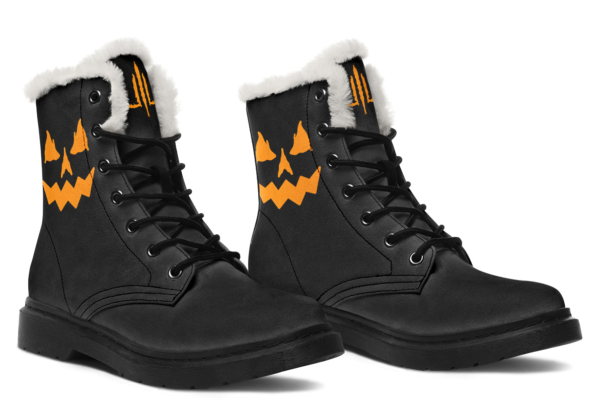 Jack O Lantern Comfy Boots