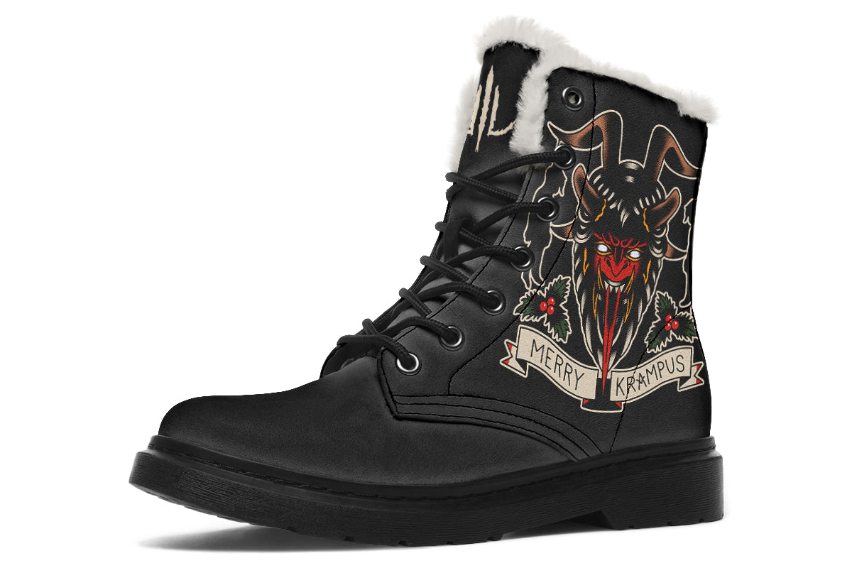 Merry Krampus Comfy Boots