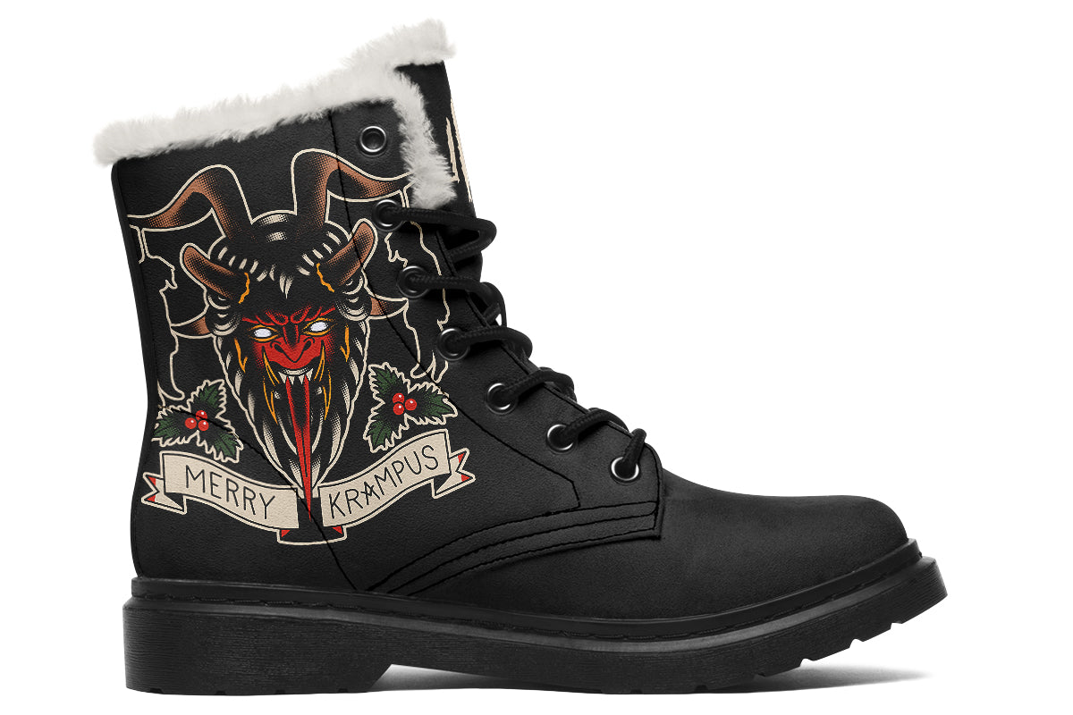 Merry Krampus Comfy Boots