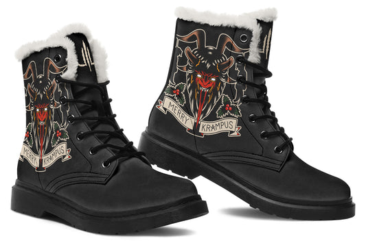Merry Krampus Comfy Boots