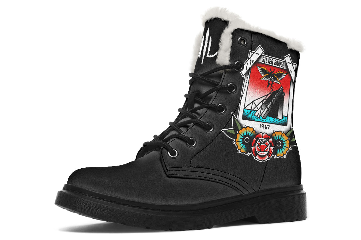 Mothman Photo Comfy Boots