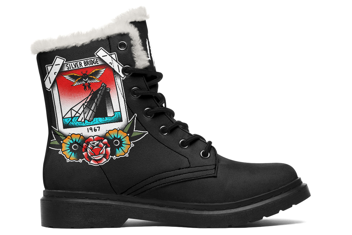 Mothman Photo Comfy Boots