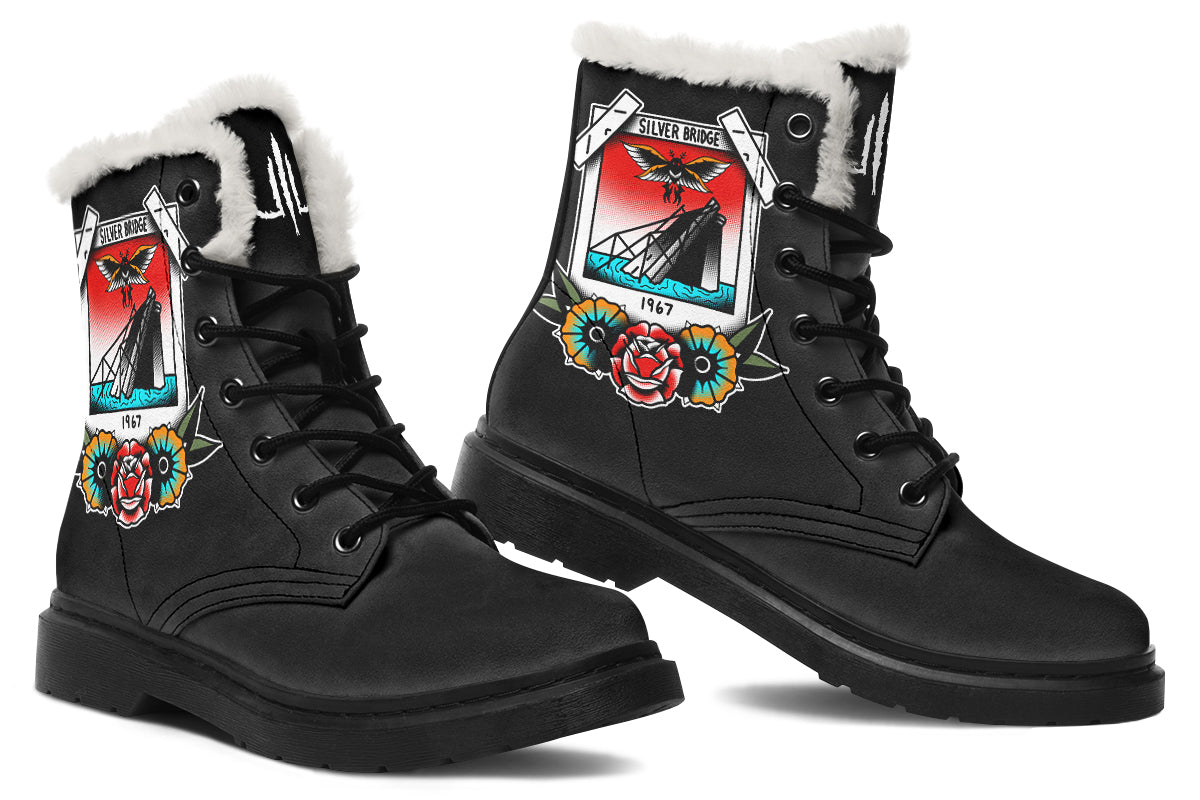 Mothman Photo Comfy Boots