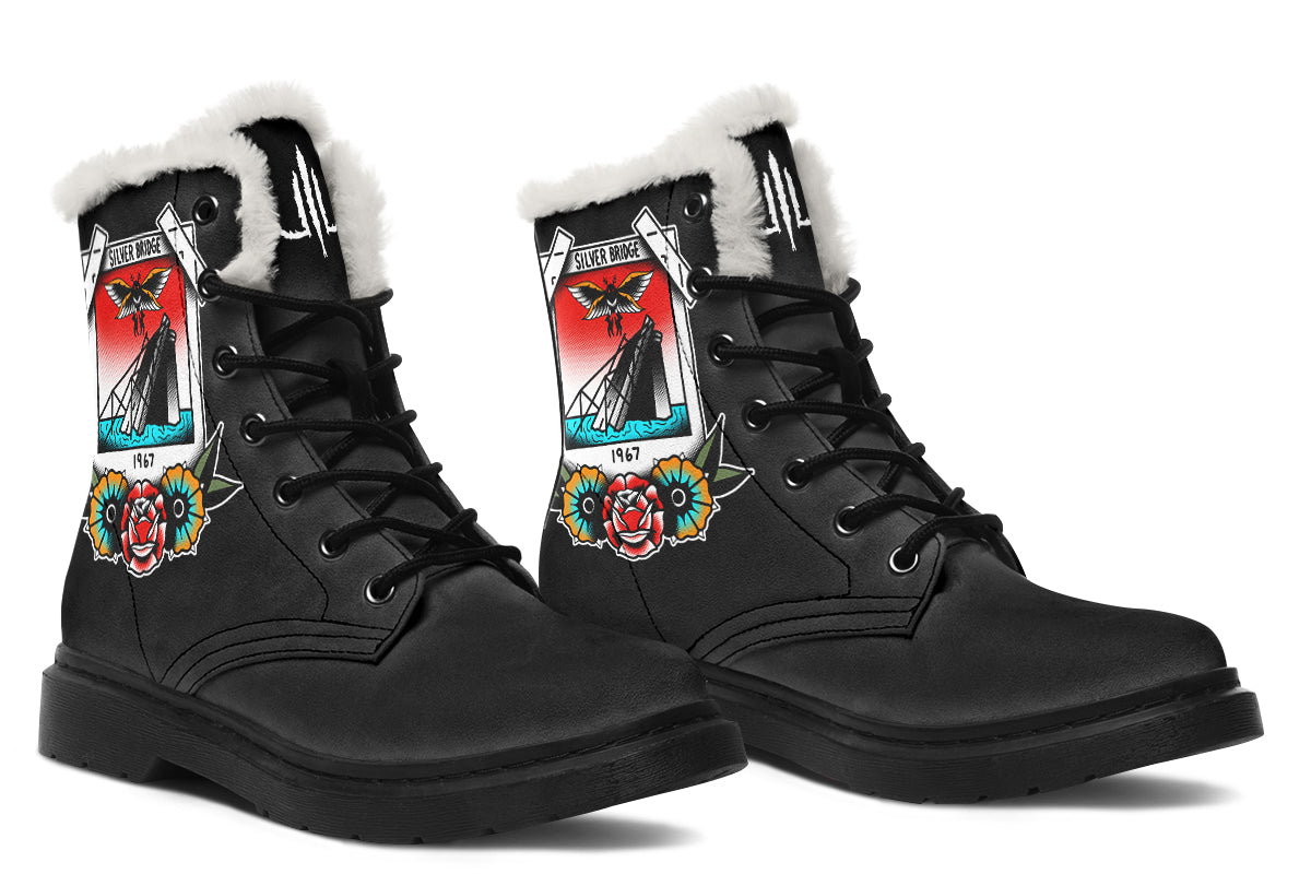Mothman Photo Comfy Boots