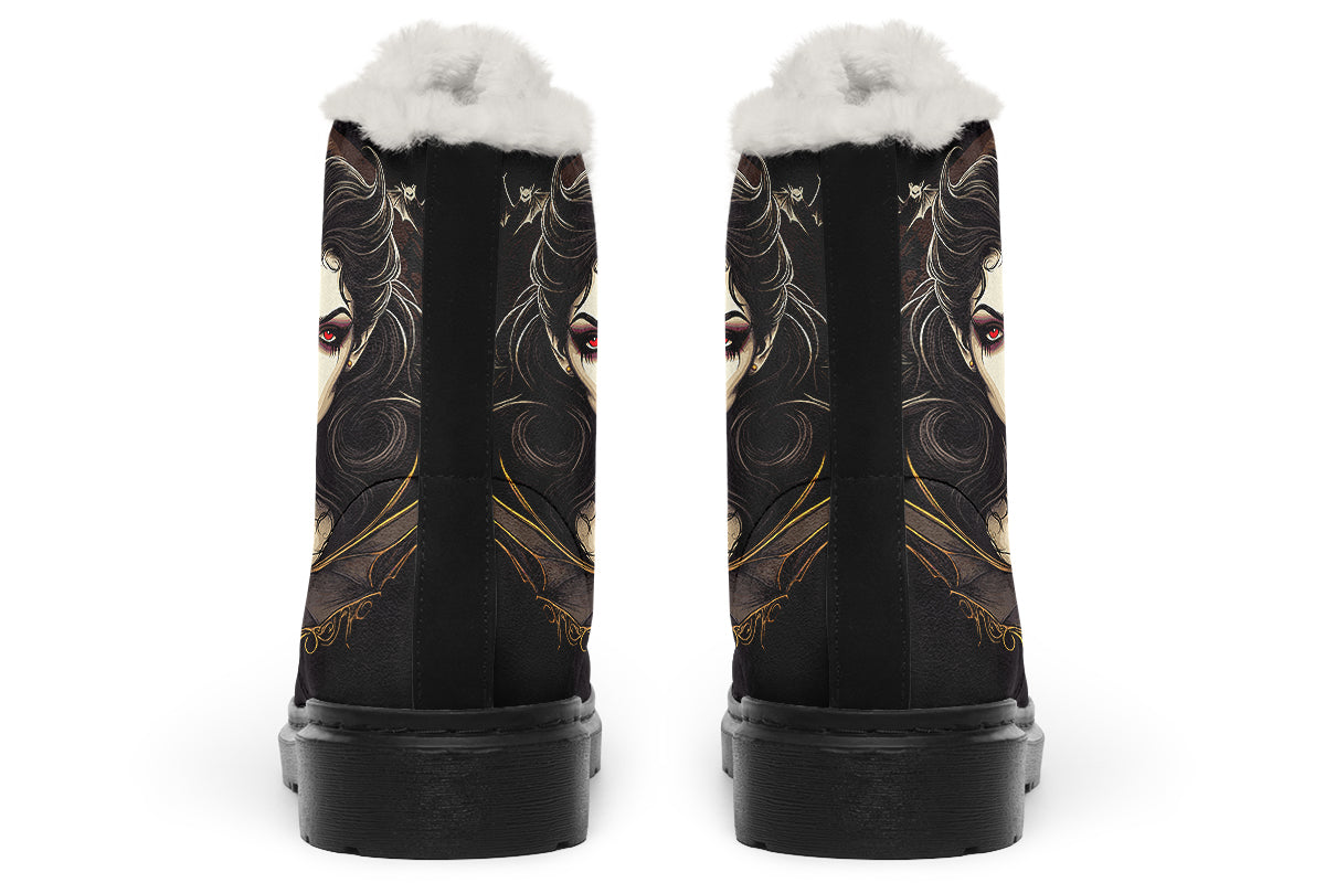 Neo Traditional Vampire Girl Comfy Boots