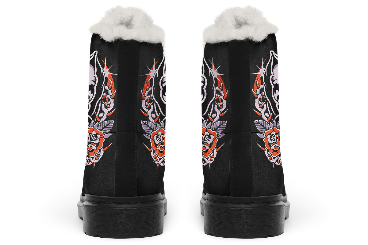 Reaper Roses Comfy Boots