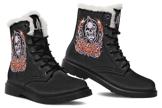 Reaper Roses Comfy Boots