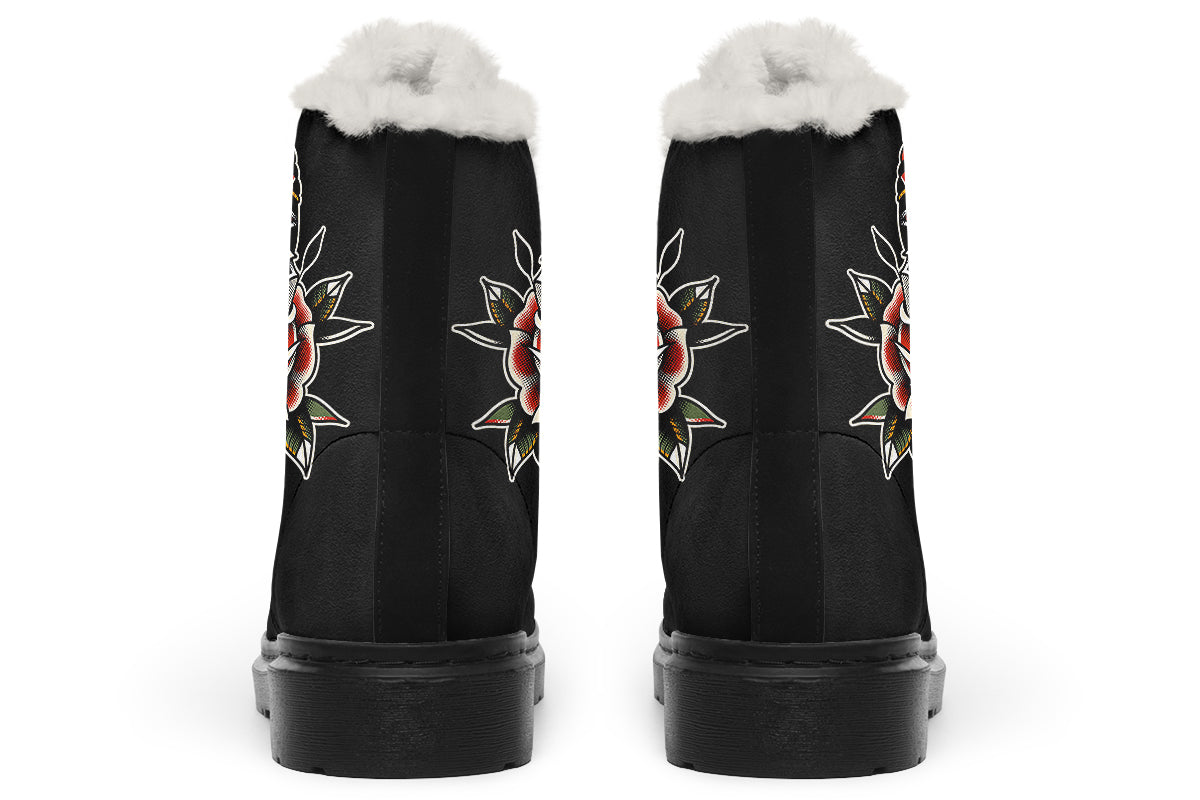 Rose Dagger Comfy Boots