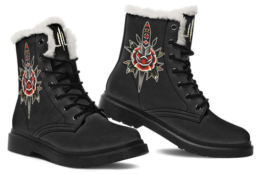 Rose Dagger Comfy Boots