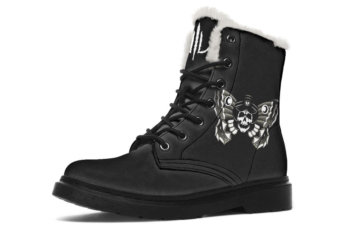 Undead Butterfly Girl Comfy Boots
