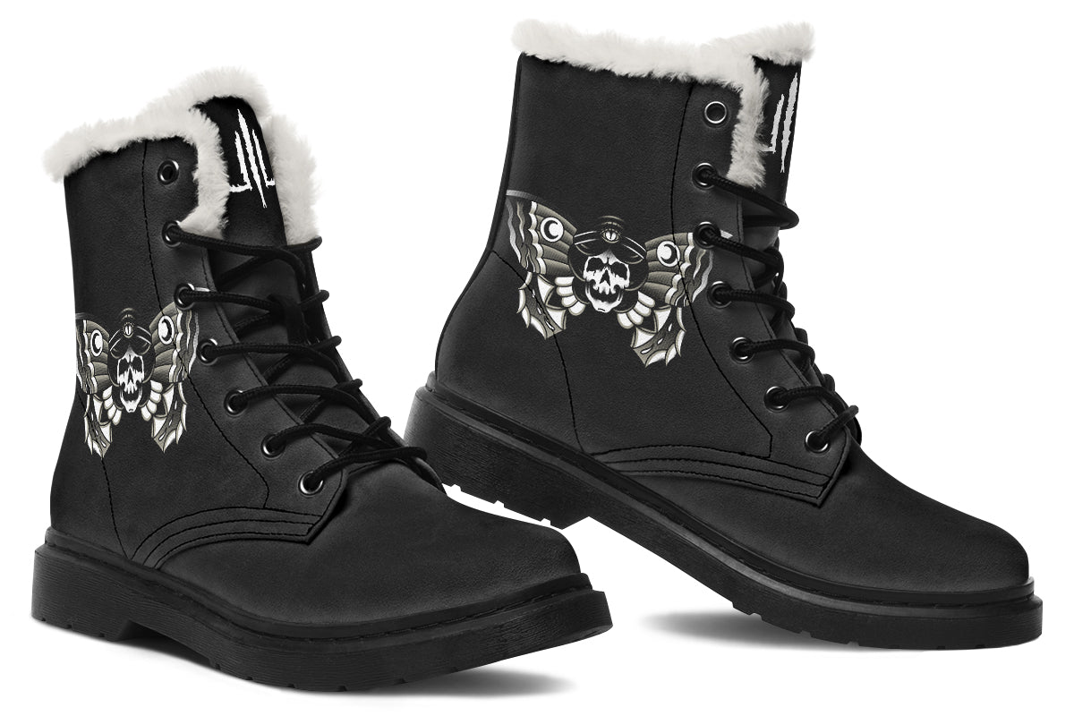 Undead Butterfly Girl Comfy Boots