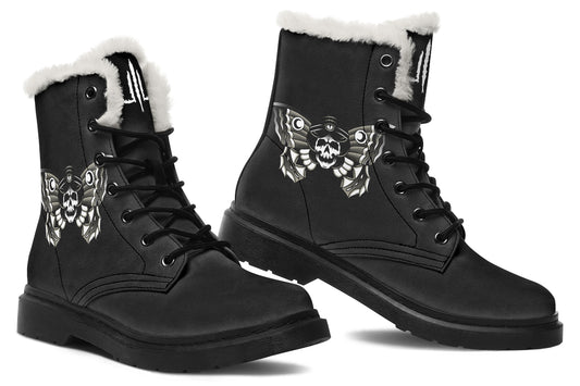 Undead Butterfly Girl Comfy Boots