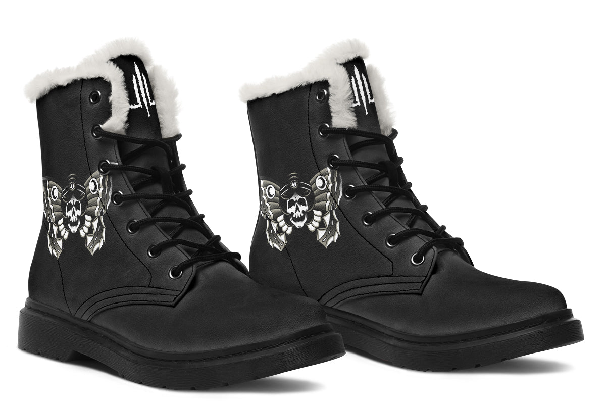 Undead Butterfly Girl Comfy Boots