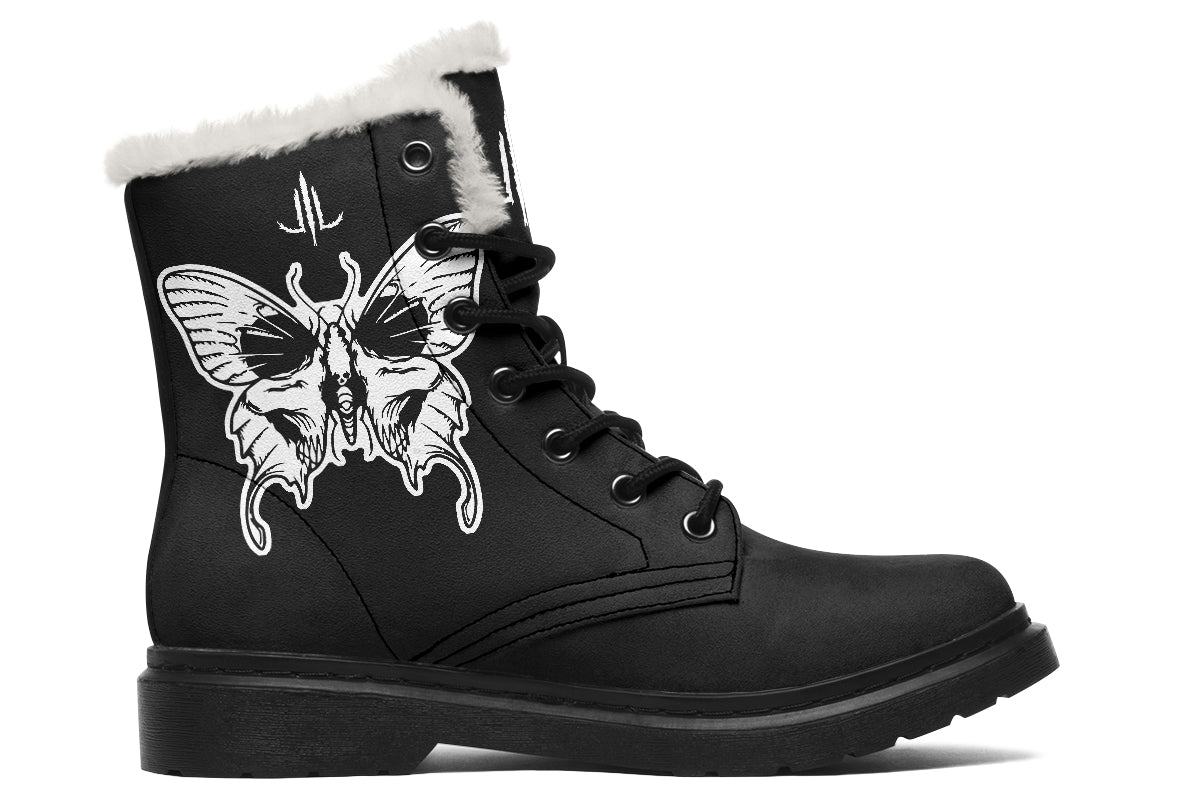 Wings Of Death Comfy Boots - Last Light Apparel