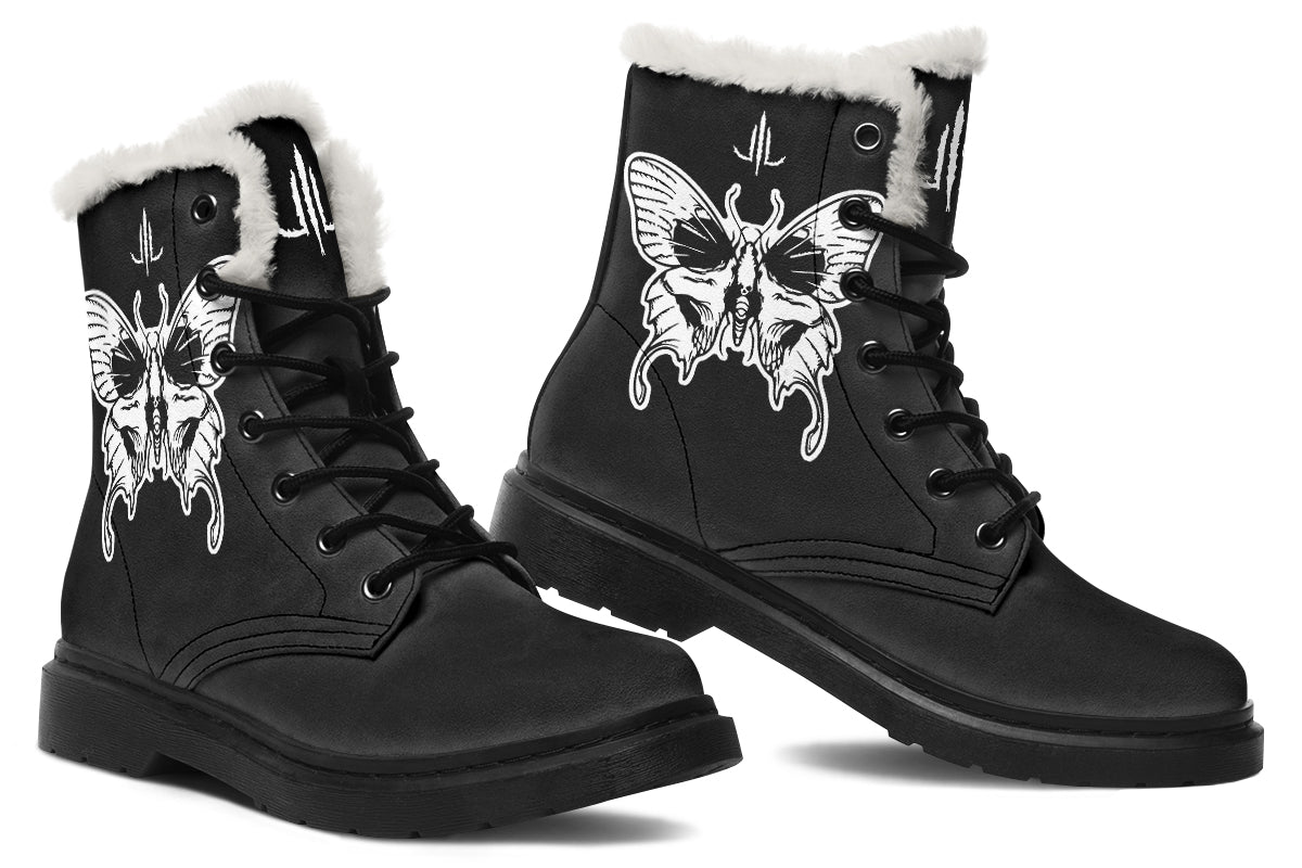 Wings Of Death Comfy Boots - Last Light Apparel