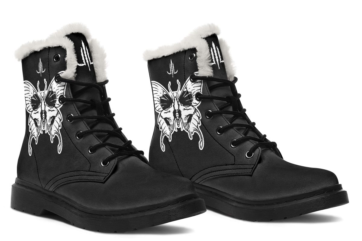 Wings Of Death Comfy Boots - Last Light Apparel