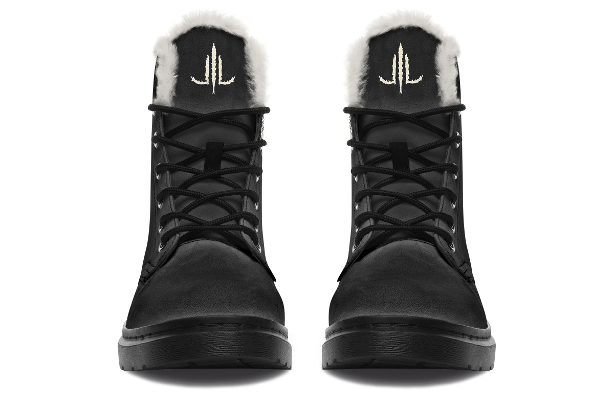 Wolf Cowl Girl Head Comfy Boots