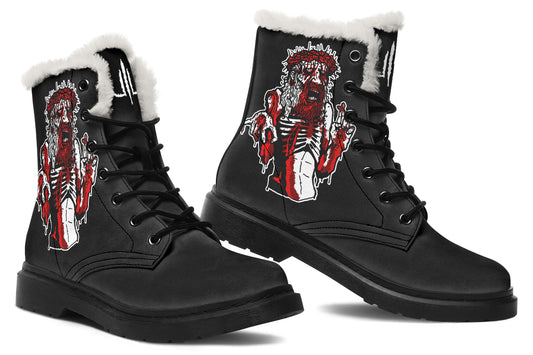 Zombie Jesus Comfy Boots