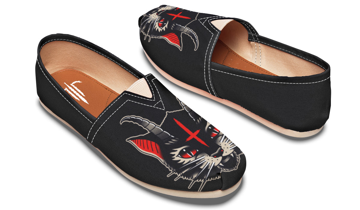 Demon Cat Casual Shoes