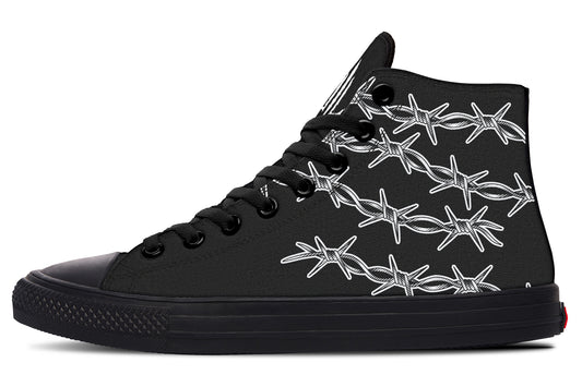 Barbed Wire High Tops