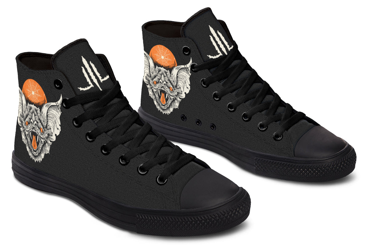 Bathead And Webs High Tops
