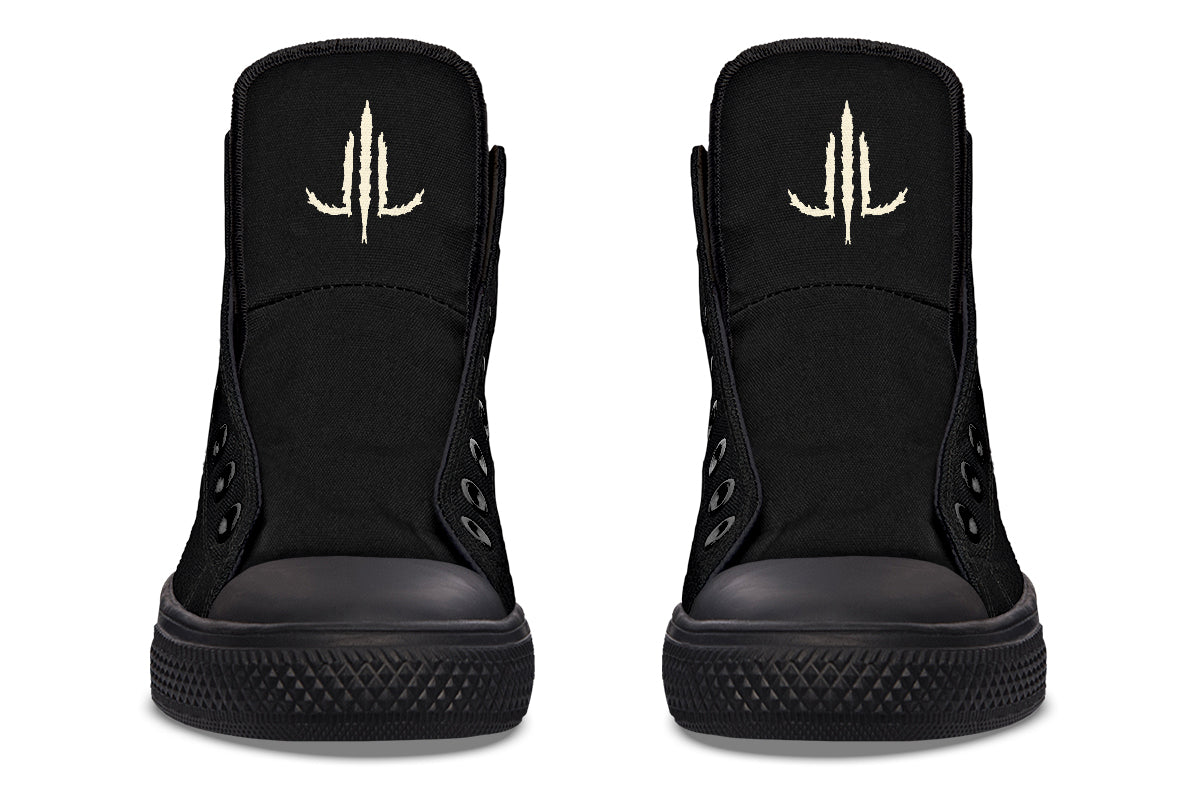 Black Rose High Tops - Last Light Apparel