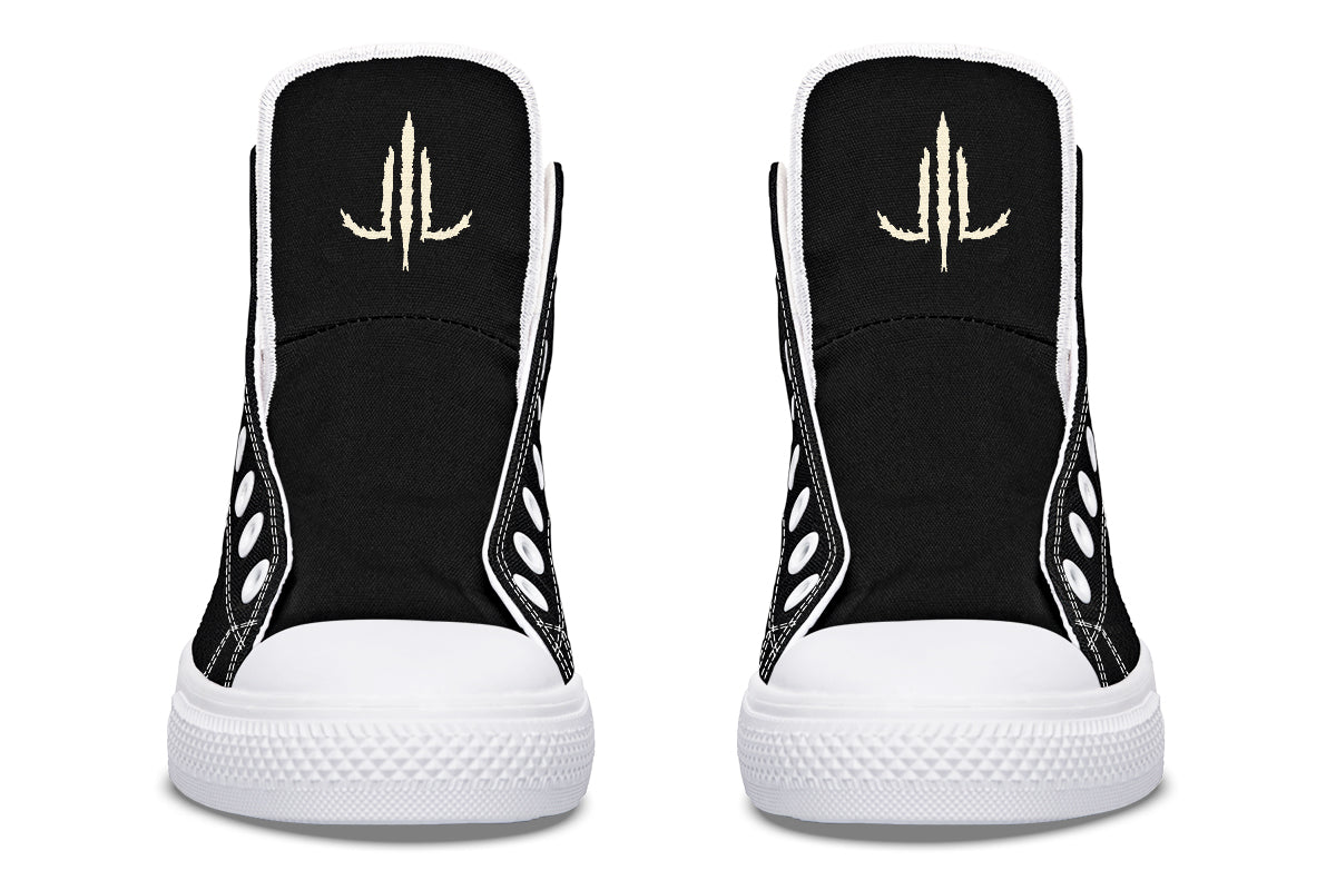 Black Rose High Tops - Last Light Apparel