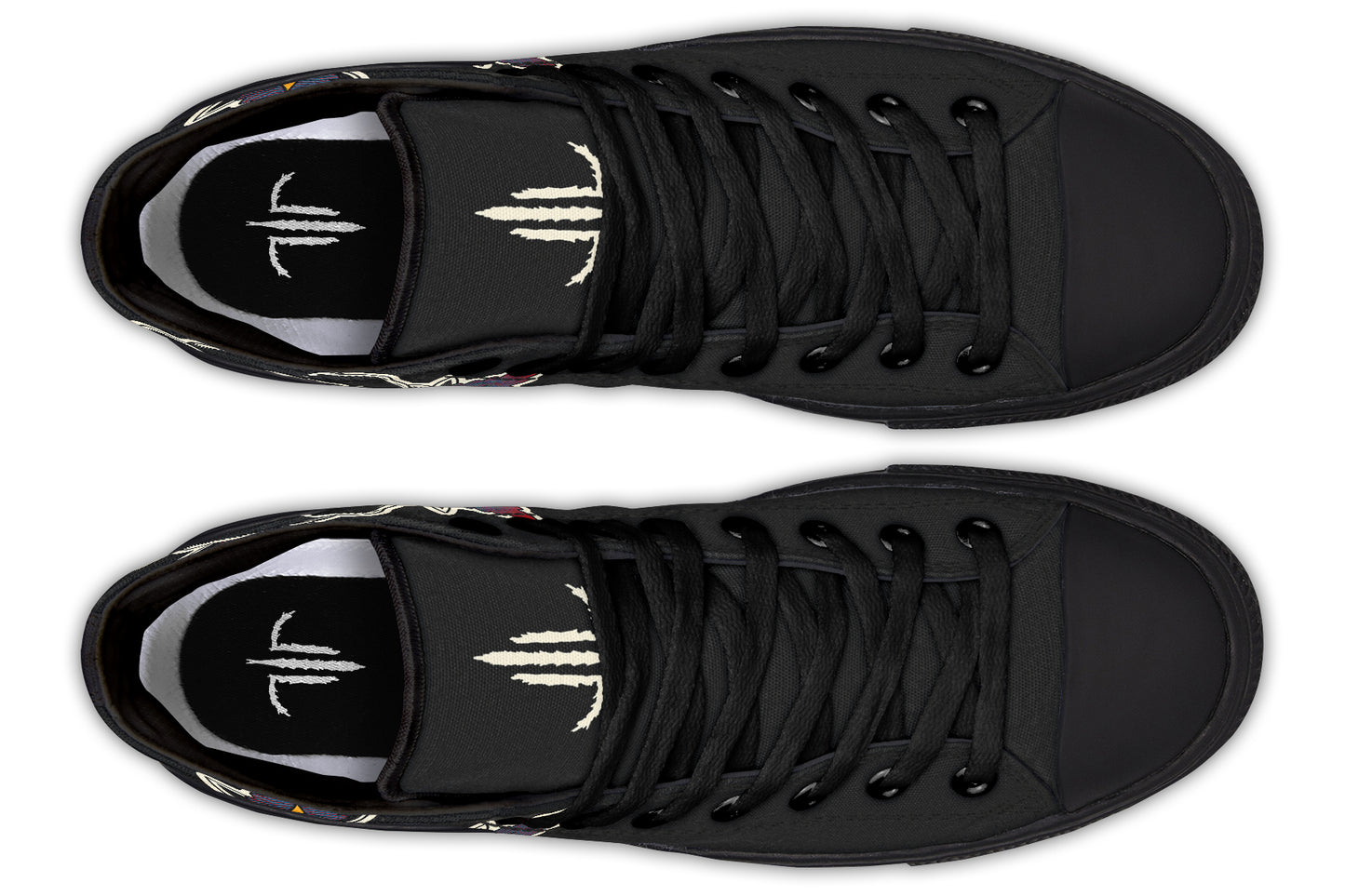 Black Rose High Tops - Last Light Apparel