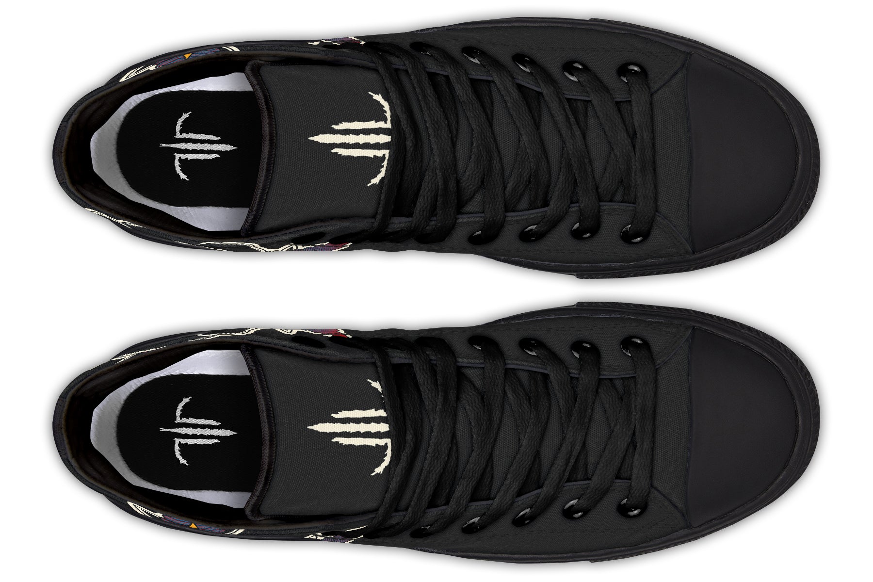 Black Rose High Tops - Last Light Apparel