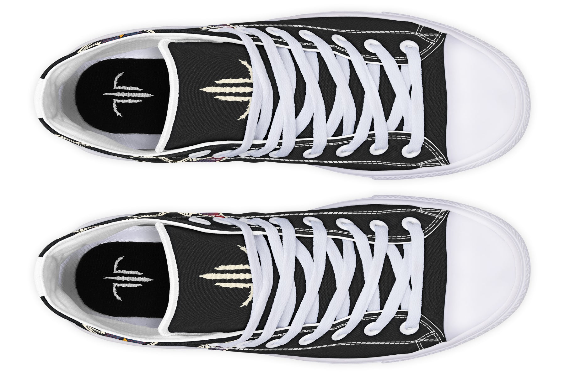 Black Rose High Tops - Last Light Apparel