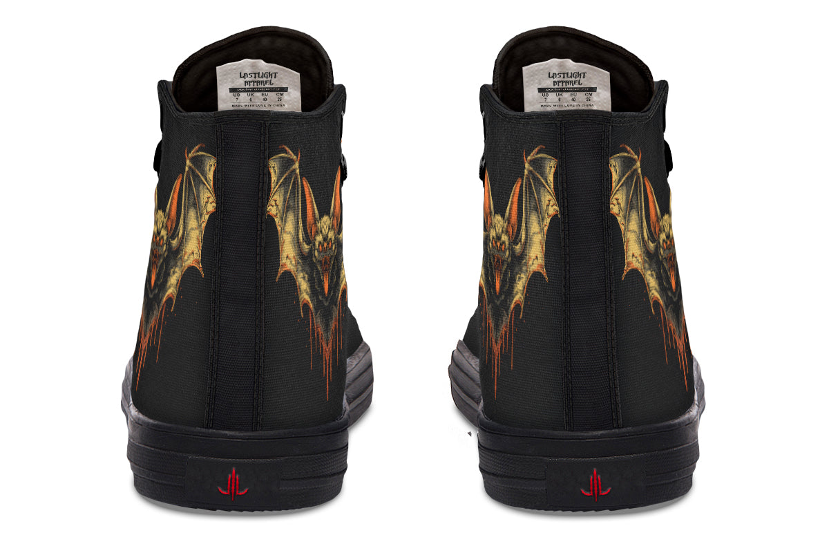 Bleeding Bats High Tops(LIMITED NOVEMBER DROP!)
