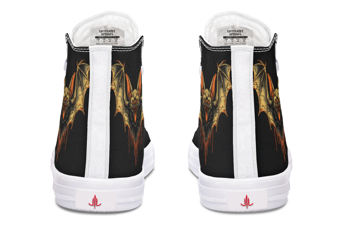 Bleeding Bats High Tops(LIMITED NOVEMBER DROP!)